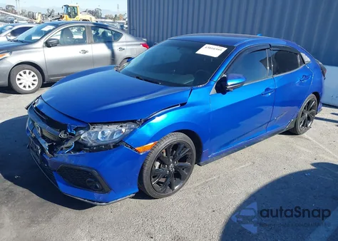 2017 Honda Civic Sport из США, поврежденный, VIN SHHFK7H44HU407187